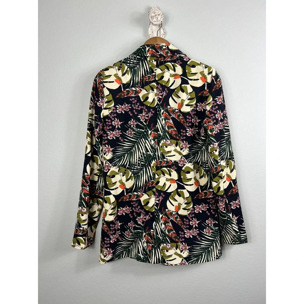 Cynthia Rowley Size XS Floral Blazer‎ Open Front
